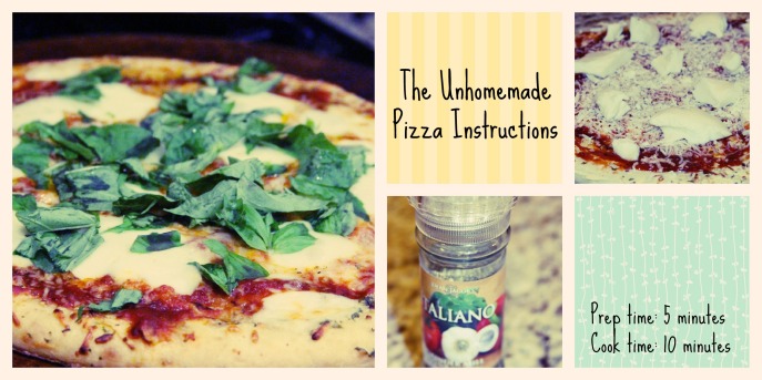 Unhomemade Pizza Instructions